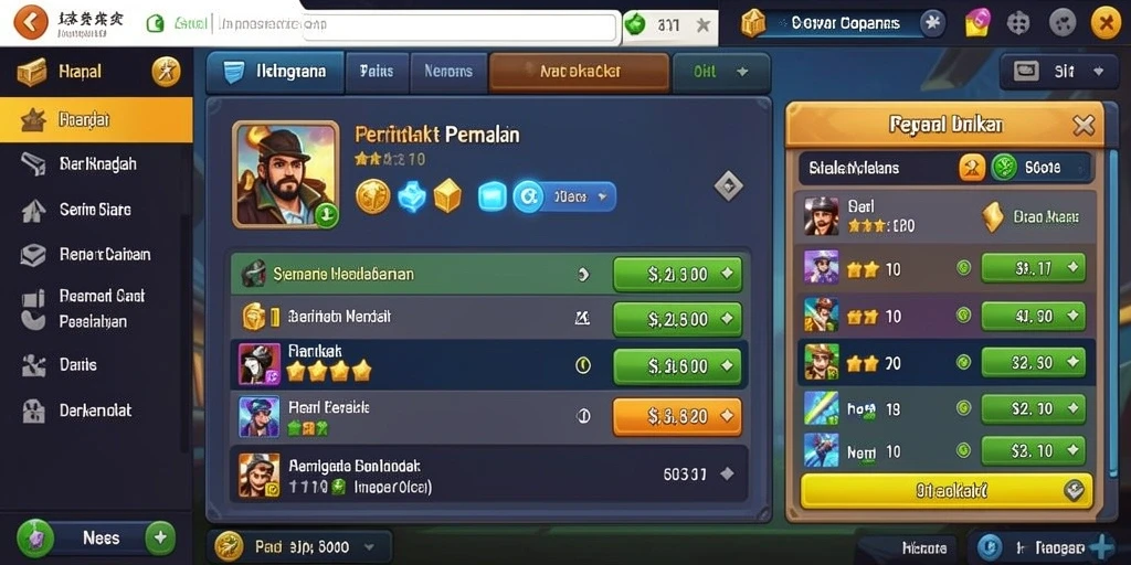 Tampilan antarmuka yang ramah pengguna dan menarik.