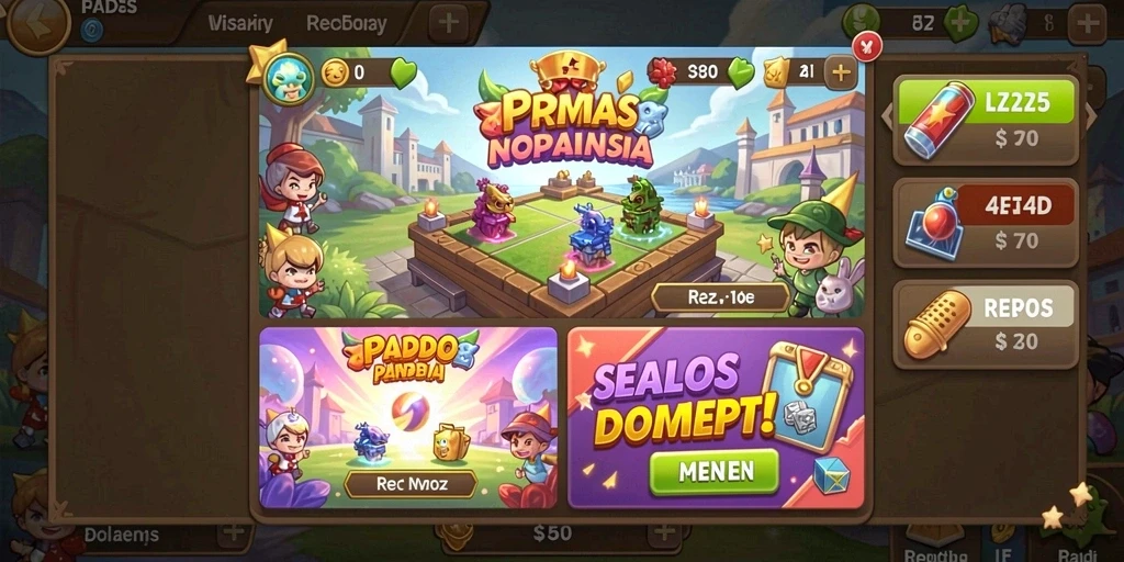 Screenshot menampilkan karakter utama dalam aksi.