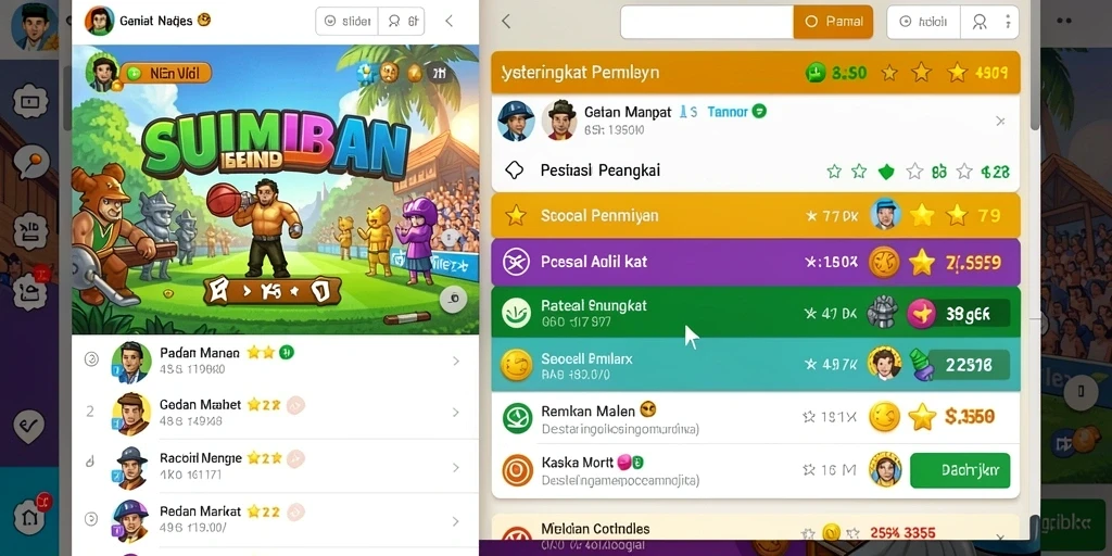 Tampilan antarmuka yang menarik dan mudah digunakan.
