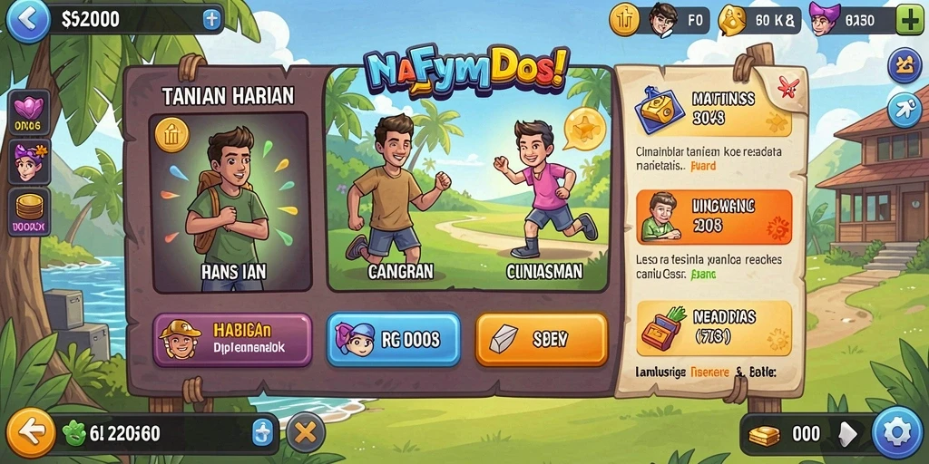 Tampilan antarmuka yang modern dan menarik.