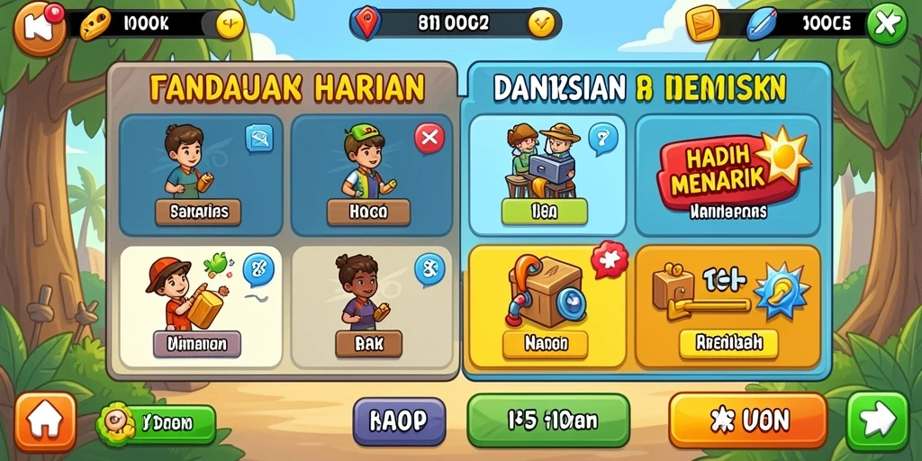 Tampilan antarmuka yang menarik dan user-friendly.
